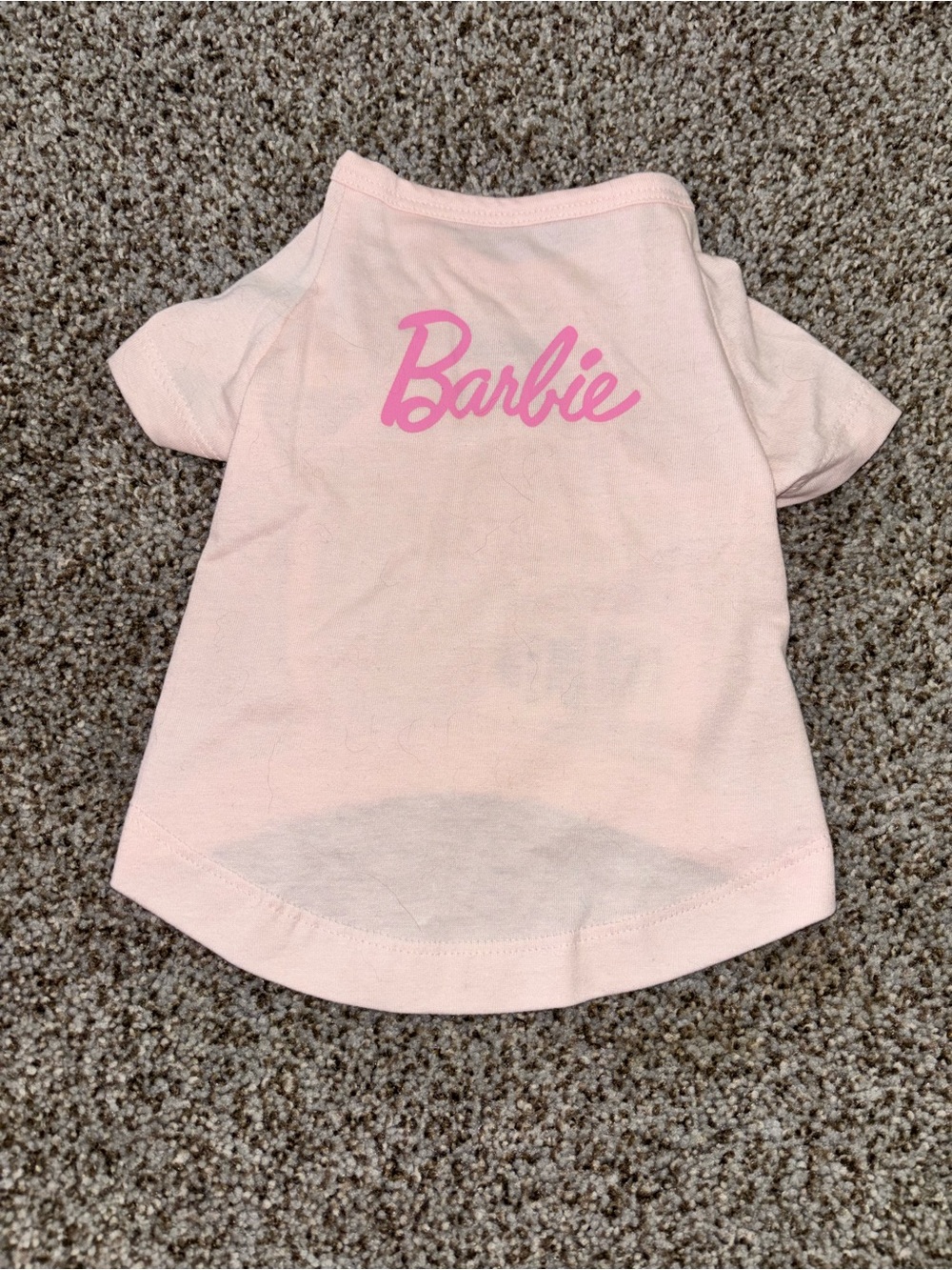 Barbie Pink Logo Pet T-Shirt